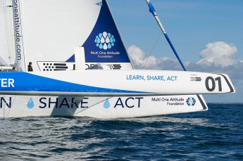 Première sortie en mer pour Race for Water au large de Groix