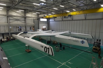 Sortie de chantier du MOD70 n°01 - Race for Water 